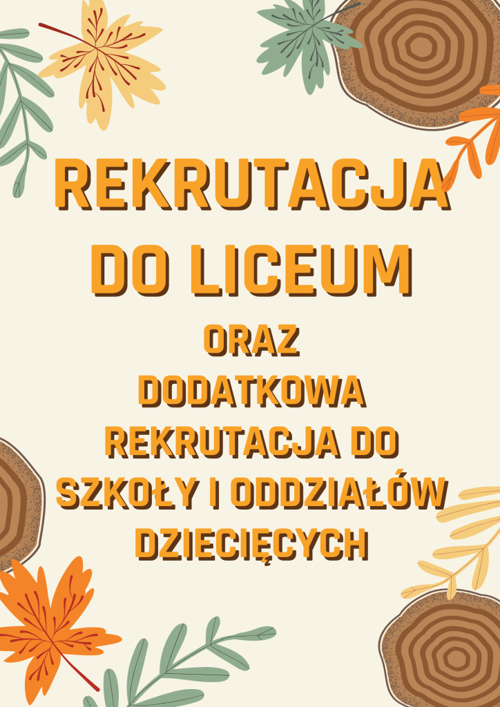 DRUGA TURA REKRUTACJI