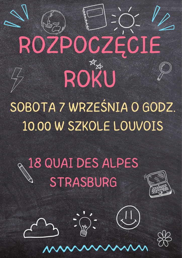 ROZPOCZĘCIE ROKU SZKOLNEGO